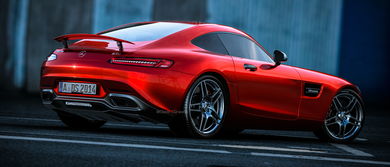 cgi 汽车摄影 amg gt